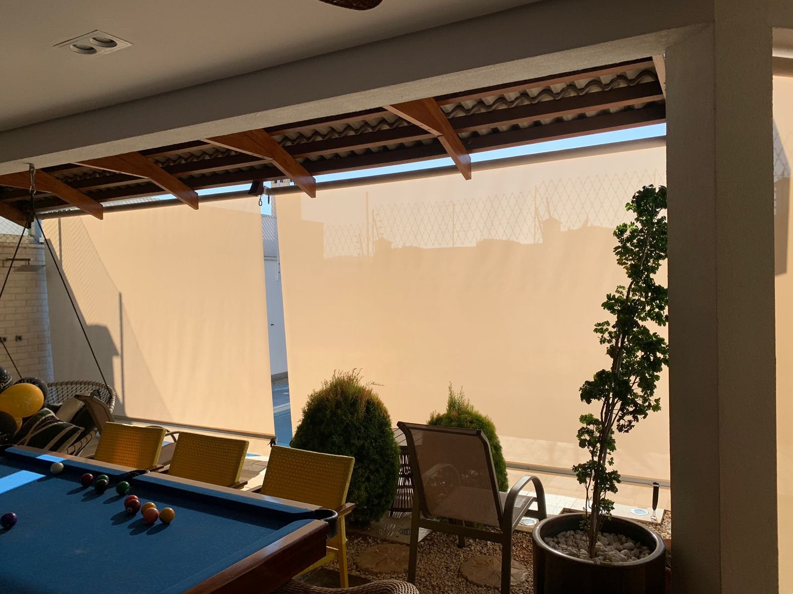 Toldo Cortina Tela Screen para Proteção Solar em Cabreúva