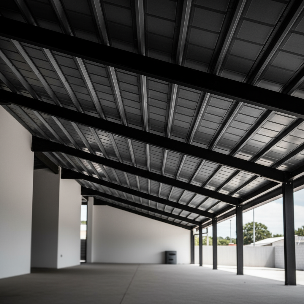 Referência visual de Toldo Cortina com Braço